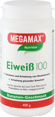 EIWEISS 100 Banane Megamax Pulver