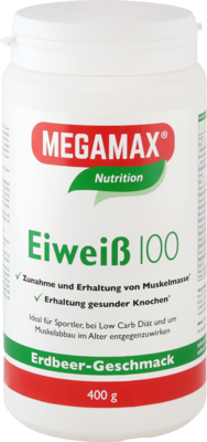 EIWEISS 100 Erdbeer Megamax Pulver