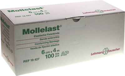 MOLLELAST Binden 6 cmx4 m weiß lose