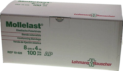 MOLLELAST Binden 8 cmx4 m weiß lose