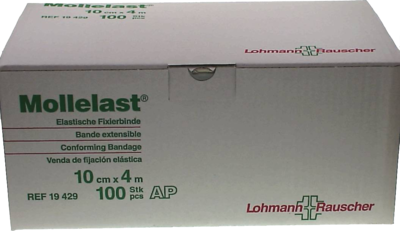 MOLLELAST Binden 10 cmx4 m weiß lose