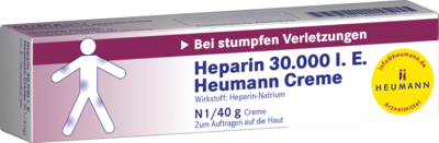 HEPARIN 30.000 Heumann Creme
