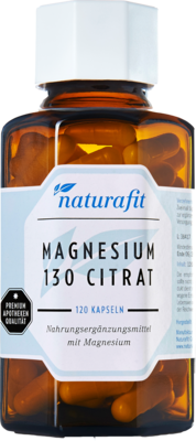 NATURAFIT Magnesium 130 Citr Kapseln