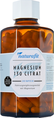 NATURAFIT Magnesium 130 Citr Kapseln