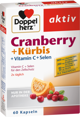 DOPPELHERZ Cranberry+Kürbis Kapseln