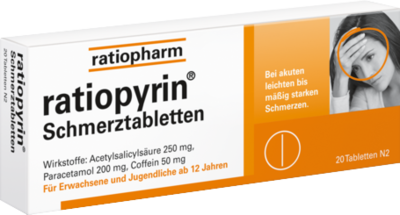 RATIOPYRIN Schmerztabletten