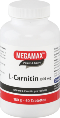 L-CARNITIN 1000 mg Megamax Tabletten