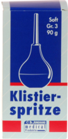 KLISTIERSPRITZE 90 g Gr.3 birnf.Weich-PVC