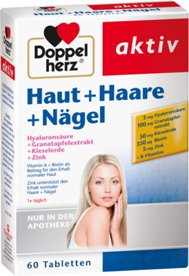 DOPPELHERZ Haut+Haare+Nägel Tabletten