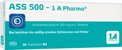 ASS 500-1A Pharma Tabletten