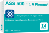 ASS 500-1A Pharma Tabletten