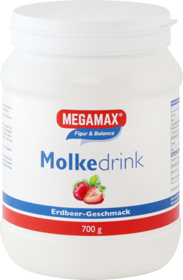 MOLKE DRINK Megamax Erdbeer Pulver
