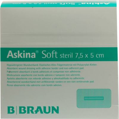 ASKINA Soft Wundverband 5x7,5 cm steril