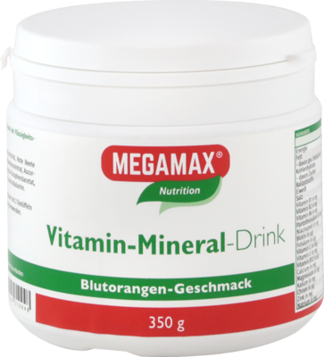 MEGAMAX Vita Mineral Drink Orange Pulver