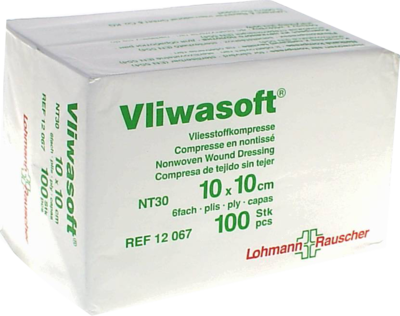 VLIWASOFT Vlieskompressen unsteril 10x10 cm 6l.