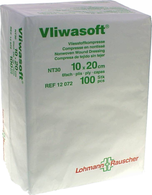 VLIWASOFT Vlieskompressen unsteril 10x20 cm 6l.