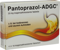 PANTOPRAZOL ADGC 20 mg magensaftres.Tabletten