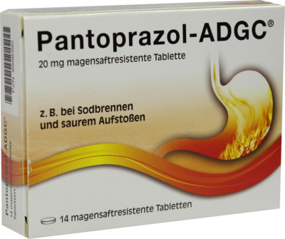 PANTOPRAZOL ADGC 20 mg magensaftres.Tabletten