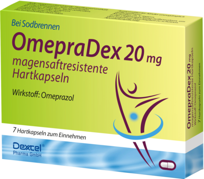 OMEPRADEX 20 mg magensaftresistente Hartkapseln