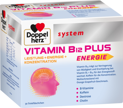 DOPPELHERZ Vitamin B12 Plus system Trinkampullen