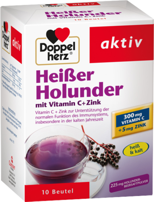DOPPELHERZ heißer Holunder m.Vit.C+Zink Granulat