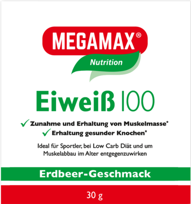 EIWEISS 100 Erdbeer Megamax Pulver