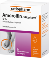 AMOROLFIN-ratiopharm 5% wirkstoffhalt.Nagellack