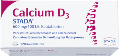CALCIUM D3 STADA 600 mg/400 I.E. Kautabletten