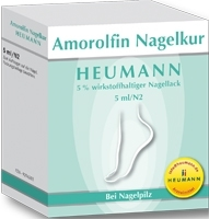 AMOROLFIN Nagelkur Heumann 5% wst.halt.Nagellack