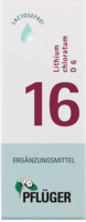 BIOCHEMIE Pflüger 16 Lithium chloratum D 6 Tropfen