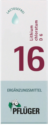 BIOCHEMIE Pflüger 16 Lithium chloratum D 6 Tropfen