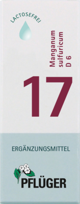 BIOCHEMIE Pflüger 17 Manganum sulfuricum D 6 Tro.