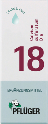BIOCHEMIE Pflüger 18 Calcium sulfuratum D 6 Tropf.