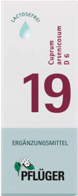 BIOCHEMIE Pflüger 19 Cuprum arsenicosum D 6 Tropf.