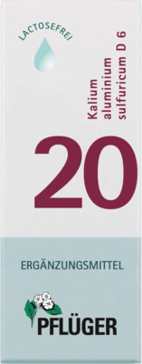 BIOCHEMIE Pflüger 20 Kalium alumin.sulfur.D 6 Tro.