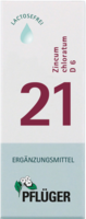 BIOCHEMIE Pflüger 21 Zincum chloratum D 6 Tropfen