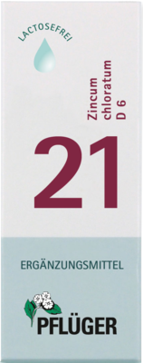 BIOCHEMIE Pflüger 21 Zincum chloratum D 6 Tropfen