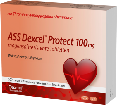 ASS Dexcel Protect 100 mg magensaftres.Tabletten