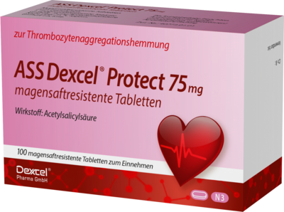 ASS Dexcel Protect 75 mg magensaftres.Tabletten