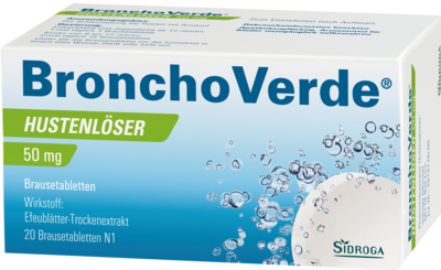 BRONCHOVERDE Hustenlöser 50 mg Brausetabletten