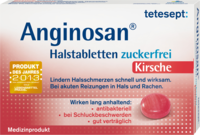 TETESEPT Anginosan Halstabletten zuckerfrei Kirsch