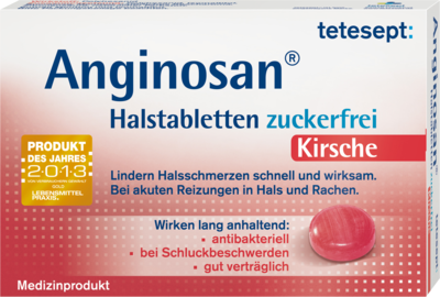 TETESEPT Anginosan Halstabletten zuckerfrei Kirsch