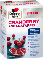 DOPPELHERZ Cranberry+Granatapfel system Kapseln