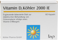 VITAMIN D3 KÖHLER 2.000 I.E. Kapseln