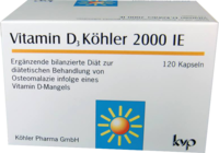 VITAMIN D3 KÖHLER 2.000 I.E. Kapseln