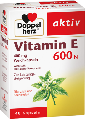 DOPPELHERZ Vitamin E 600 N Weichkapseln