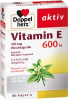DOPPELHERZ Vitamin E 600 N Weichkapseln