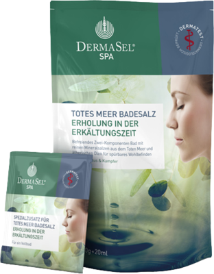 DERMASEL Totes Meer Badesalz+Erkältungszeit SPA