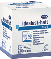 IDEALAST-haft color Binde 8 cmx4 m blau