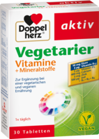 DOPPELHERZ Vegetarier Vitamine+Mineralstoffe aktiv